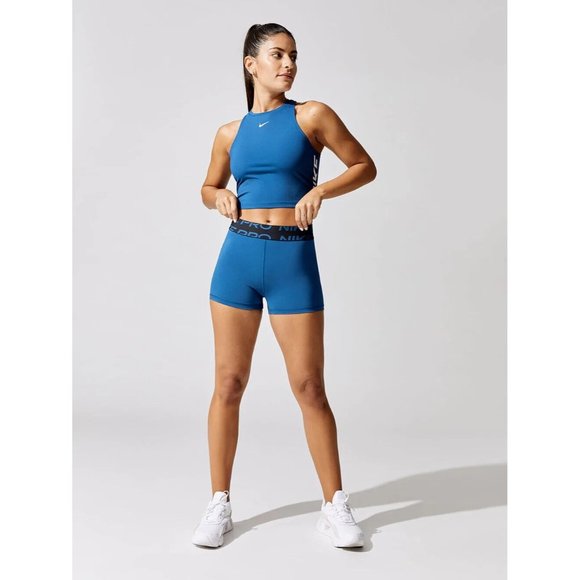 Nike Pants - Nike Pro Dri-fit Graphic 3-inch Athletic Shorts in Royal Blue Size Small